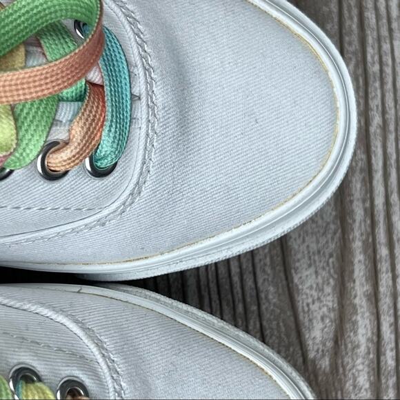 Old Navy Toddler Girls Canvas Slip On Calla Lily Sneakers Sz 12 - Picture 8 of 12